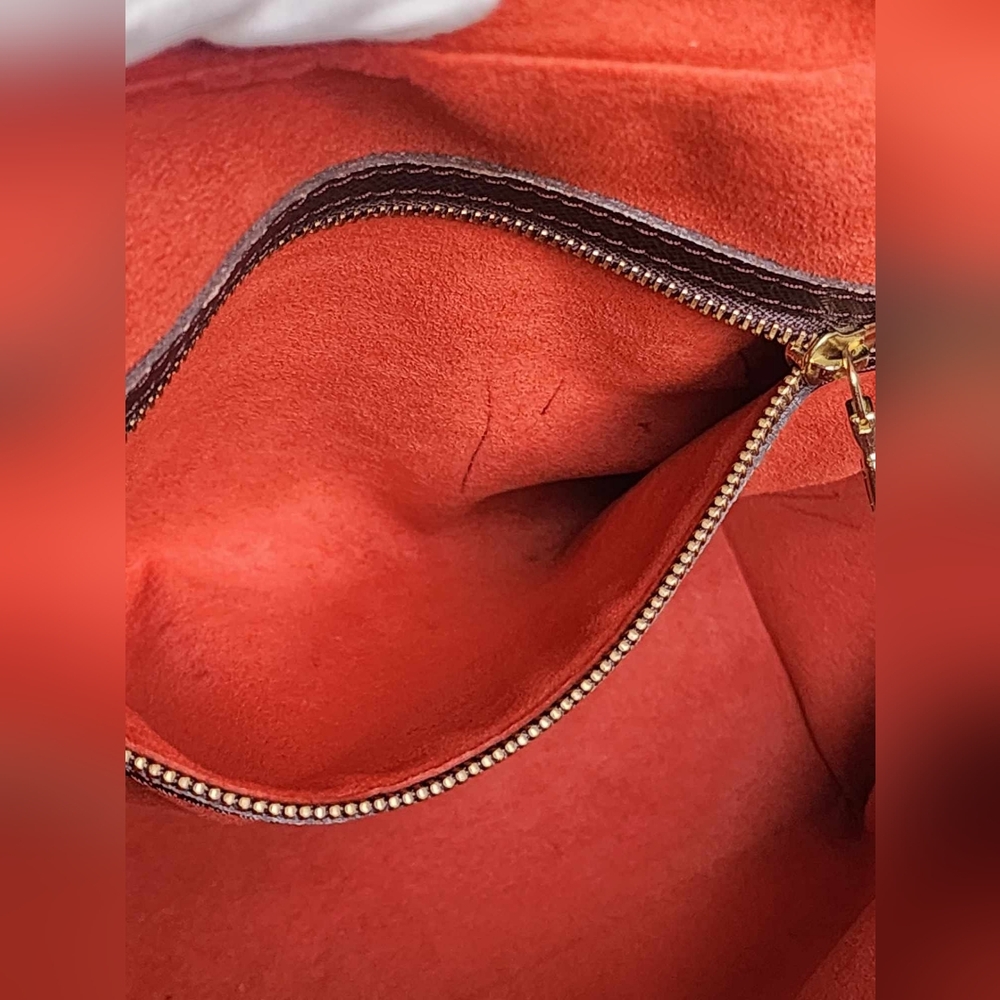Louis Vuitton Brown Checkered Satchel - Picture 10 of 12